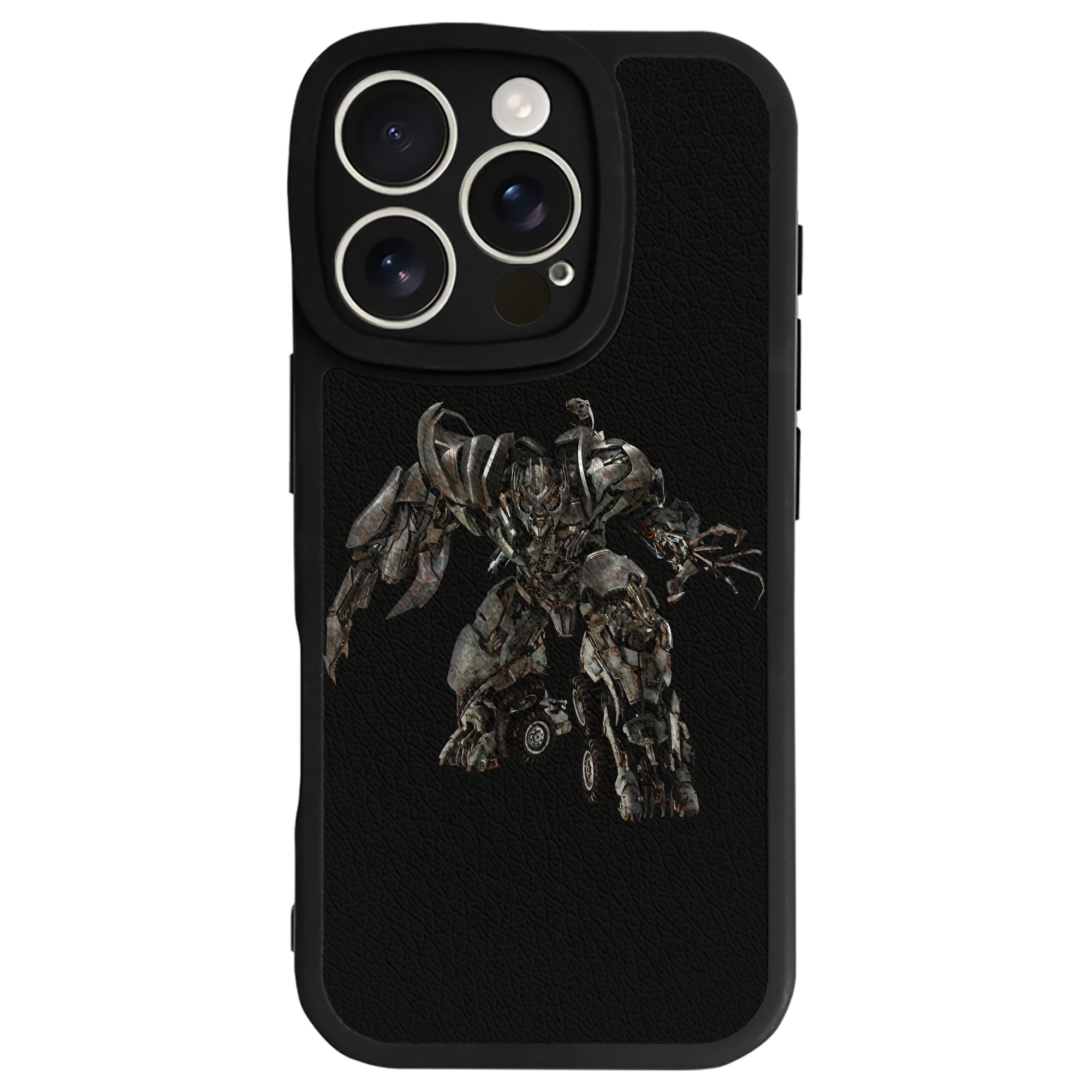 （画像用） Transformers トランスフォーマー 【iPhone 16シリーズ対応】シリコンスマホケース（レザー調） 材質：シリコン